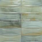 Wandtegel hanoi celadon groen decor 6,5x20 wandtegel, Ophalen, Nieuw, 10 m² of meer, Wandtegels