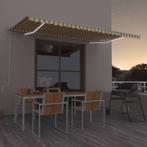 vidaXL Luifel automatisch met LED en windsensor 500x300 cm, Verzenden, Nieuw
