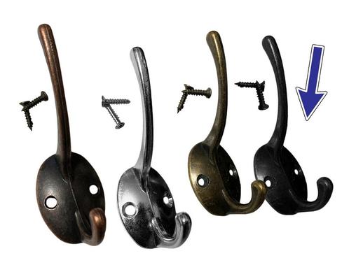 Set van 10 metalen haken, hangers voor jassen en hoeden (kl, Doe-het-zelf en Verbouw, Gereedschap | Handgereedschap, Nieuw, Ophalen of Verzenden