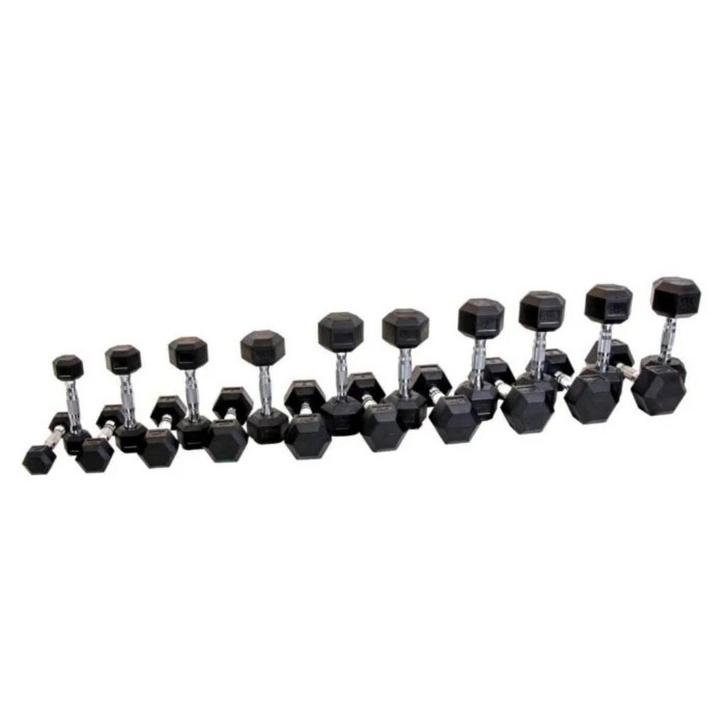 Dumbells set 1–10 kg | Complete dumbbell set, Sport en Fitness, Fitnessmaterialen, Armen, Borst, Buik, Rug, Nieuw, Halterset, Verzenden