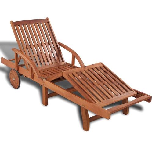 vidaXL Ligbed massief acaciahout, Tuin en Terras, Ligbedden, Nieuw, Verzenden