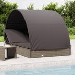 vidaXL Ligbed 2-persoons met rond dak 211x112x140 cm poly, Verzenden, Nieuw