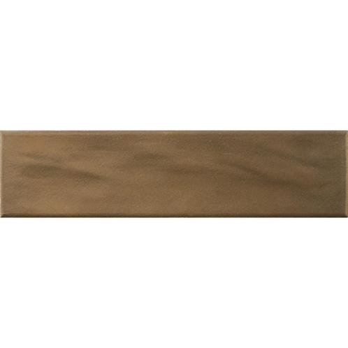 Wandtegel Pamesa Tau 7.5x30 cm 10 mm Mat Brass (Prijs per, Doe-het-zelf en Verbouw, Sanitair, Ophalen of Verzenden