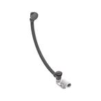 Badoverloopset MAY Incl. Sifon Geborsteld Carbon Black PVD, Doe-het-zelf en Verbouw, Sanitair, Ophalen of Verzenden, Nieuw, Chroom
