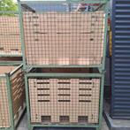 Gebruikte gitterbox 1200x830x1010 mm (lxbxh) groen