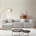 [en.casa] 3-Zitsbank Hurvas met longchair modulaire bank 313, Huis en Inrichting, Banken | Sofa's en Chaises Longues, Verzenden