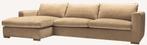 Sophia 3-zits + Chaise Longue Hoekbank Beige, Huis en Inrichting, Banken | Bankstellen, Ophalen of Verzenden, Nieuw