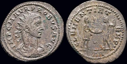 276-282ad Roman Probus billon antoninianus emperor receiv..., Postzegels en Munten, Munten | Europa | Niet-Euromunten, Verzenden