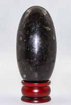 Coppernite Stone Lingam - Hoogte: 150 mm - Breedte: 75 mm-