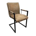 MX Sofa Eetkamerstoel Cielo | Antraciet | Microvezel stof, Huis en Inrichting, Stoelen, Ophalen, Nieuw, Industrieel