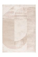 Modern Vloerkleed | Nancy | Bogen | Beige | 80x150 cm, Huis en Inrichting, Stoffering | Tapijten en Kleden, Verzenden, Nieuw