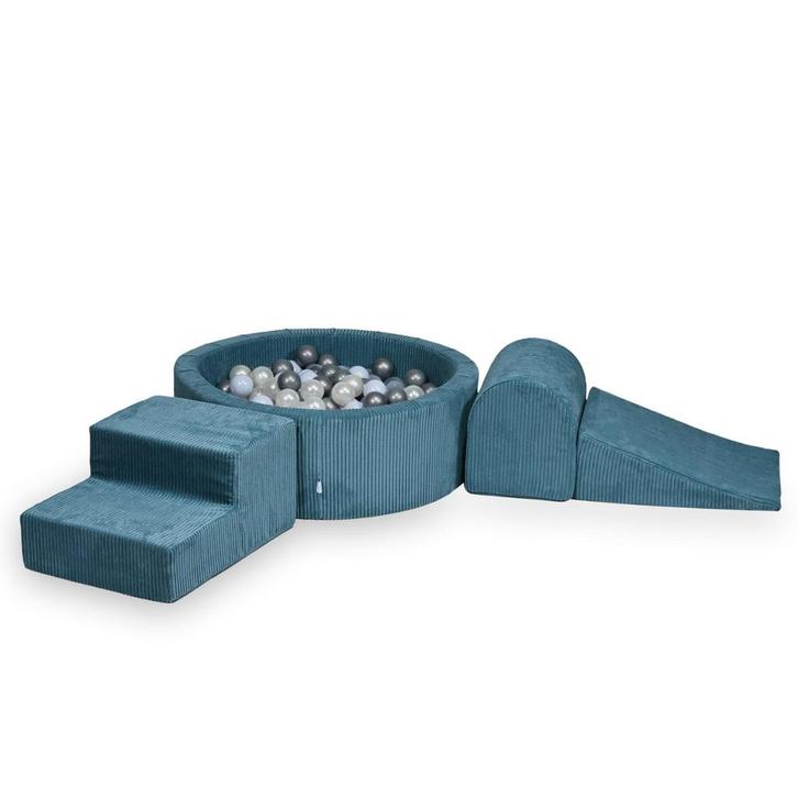 Ballenbak speelset met 3 zachte foamblokken van corduroy..., Kinderen en Baby's, Speelgoed | Educatief en Creatief, Nieuw, Ophalen of Verzenden