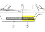 Deur reperatieplaat | Mercedes w107, Mercedes w123, Nieuw, Ophalen of Verzenden