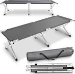 Veldbed - 1 Persoons - Kampeerbed - Stretcher - Grijs - TRES, Verzenden, Nieuw