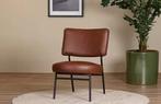 Leren industriële fauteuil, Huis en Inrichting, Fauteuils, Ophalen of Verzenden, Nieuw, Leer