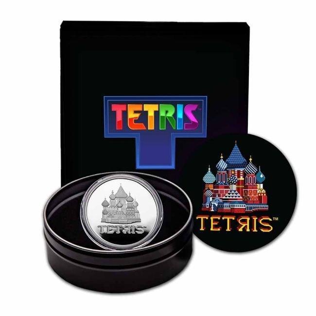 Niue. 2 Dollars 2021 1 oz Tetris St. Basils Cathedral, Postzegels en Munten, Edelmetalen en Baren