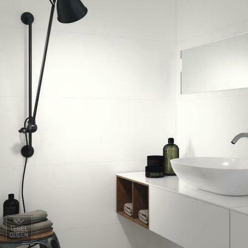 Witte wandtegels, 30x60 in mat en glans € 21,50 m², Doe-het-zelf en Verbouw, Tegels, 20 tot 40 cm, 40 tot 60 cm, 10 m² of meer