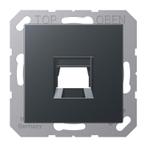 Jung A500 Modulaire Jack Afdekking Plaat Antraciet -, Verzenden, Nieuw, Overige typen