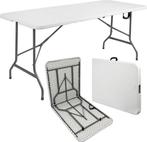 Folding Trestle Table, Camping Table, Party Table, Heavy, Caravans en Kamperen, Kampeeraccessoires, Verzenden, Nieuw