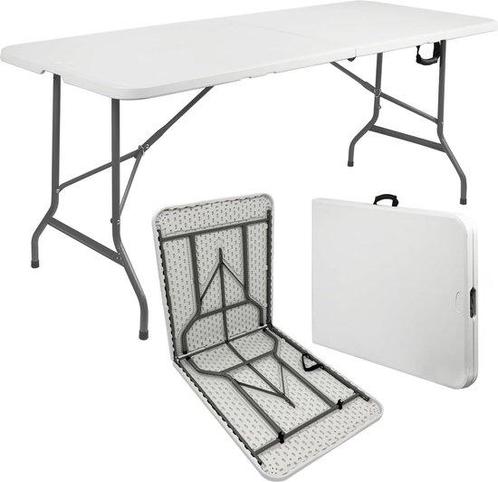 Folding Trestle Table, Camping Table, Party Table, Heavy, Caravans en Kamperen, Kampeeraccessoires, Verzenden