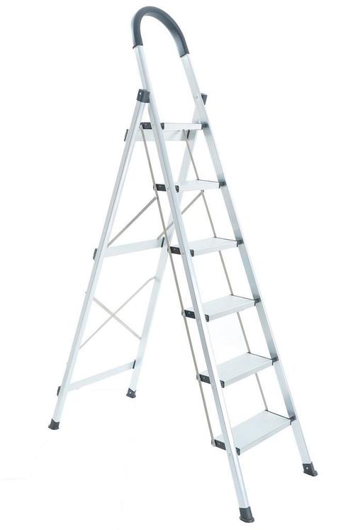 MARK TOOLS Huishoudtrap Keukentrap Inklapbaar - Anti-Slip, Doe-het-zelf en Verbouw, Ladders en Trappen, Trap, Nieuw, Verzenden