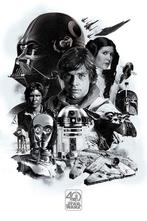 Poster Star Wars 40th Anniversary Montage 61x91,5cm, Nieuw, A1 t/m A3, Verzenden