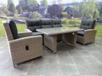 San Marino stoel-bank dining loungeset verstelbaar 6-delig, Tuin en Terras, Ophalen of Verzenden, Nieuw, Wicker