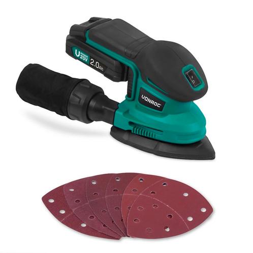 Accu multischuurmachine 20V – 2.0Ah | Incl. accu en, Doe-het-zelf en Verbouw, Gereedschap | Schuurmachines, Nieuw, Verzenden