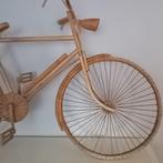 Maquette - Bicicleta de mimbre y bambú - Bamboe, Antiek en Kunst