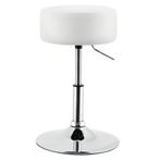 Draaibare Kaptafelkruk / Kruk Tonia - Wit - ø 38,5 x 65 cm, Verzenden, Nieuw