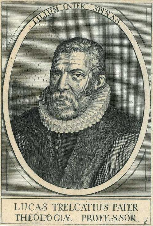 Portrait of Lucas Trelcatius, Antiek en Kunst, Kunst | Etsen en Gravures