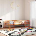 vidaXL Kinderbedframe massief grenenhout wasbruin 75x190 cm, Huis en Inrichting, Slaapkamer | Bedden, Verzenden, Nieuw, Bruin