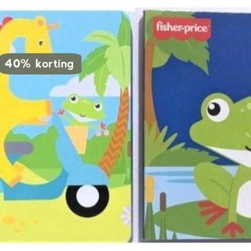 Fisher -Price - Set van 2 - Boekjes - Plaatjes - Baby - 10, Boeken, Overige Boeken, Gelezen, Verzenden