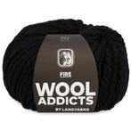 WoolAddicts Fire - 04 zwart - Merinowol Garen, Ophalen of Verzenden, Nieuw