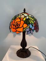 Stile Tiffany - Tafellamp - Glas-in-lood, Antiek en Kunst
