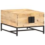 vidaXL Salontafel 67x67x45 cm massief mangohout, Huis en Inrichting, Tafels | Salontafels, 50 tot 100 cm, Verzenden, Nieuw, 50 tot 100 cm