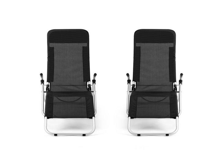 2dekans | Hortensus Ligbedden - Set van 2 - Max. 110kg - 140, Tuin en Terras, Tuinsets en Loungesets, Gebruikt, Ophalen of Verzenden