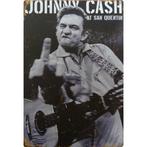 Wandbord reclamebord concert muziek Johnny Cash Finger bord, Verzamelen, Posters, Rechthoekig Staand, A4 of kleiner, Nieuw, Ophalen of Verzenden