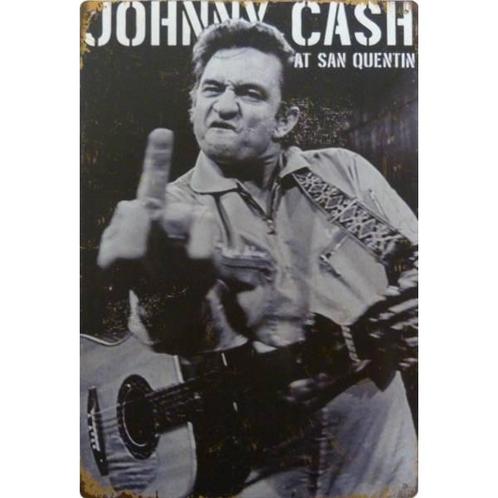 Wandbord reclamebord concert muziek Johnny Cash Finger bord, Verzamelen, Posters, Nieuw, A4 of kleiner, Muziek, Rechthoekig Staand