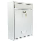 G2 Trent wandbrievenbus staal - zilvergrijs, Verzenden, Nieuw