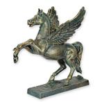 A CAST IRON SCULPTURE OF PEGASUS (Beeldjes - Decoratie), Antiek en Kunst, Verzenden