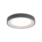 Moderne plafondlamp grijs met wit 38cm incl. LED dimbaar -, Nieuw, Metaal, Modern