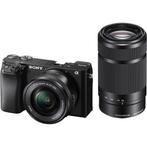 Sony A6100 Zwart + 16-50mm + 55-210mm, Audio, Tv en Foto, Fotocamera's Digitaal, Ophalen of Verzenden, Nieuw, Sony