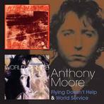 cd - Anthony Moore - Flying Doesnt Help &amp; World Service, Zo goed als nieuw, Verzenden