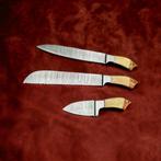 Keukenmes - Chefs knife - Staal, Amerikaans oud wild bot