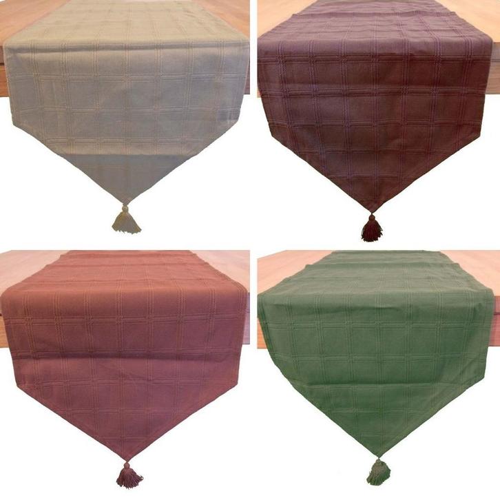 Tafelloper Marlyn - 40x140 / 40x170 / 40x210  - 13 kleuren, Huis en Inrichting, Tafelkleden, Binnen, Rechthoek, Nieuw, Ophalen of Verzenden