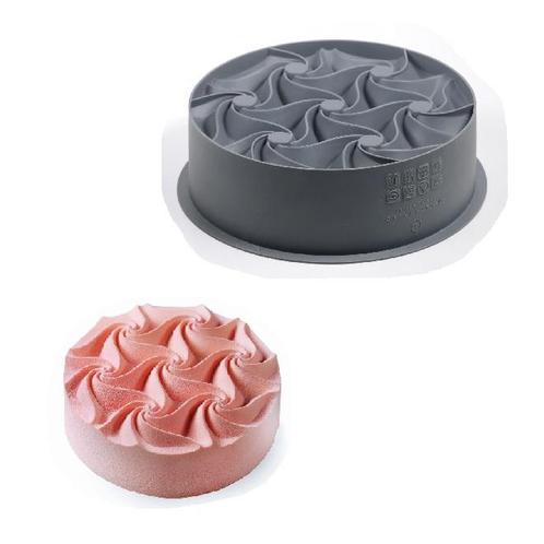 Siliconen Vorm Tesselation Ø18x5cm (Dinara Kasko), Hobby en Vrije tijd, Taarten en Cupcakes maken, Nieuw, Verzenden