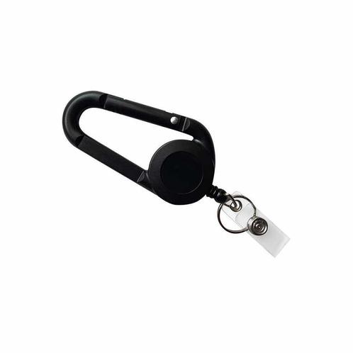Sleutelhanger met karabijnhaak - 9cm - Met sleutelring - Zwa, Doe-het-zelf en Verbouw, IJzerwaren en Bevestigingsmiddelen, 50 tot 100 mm
