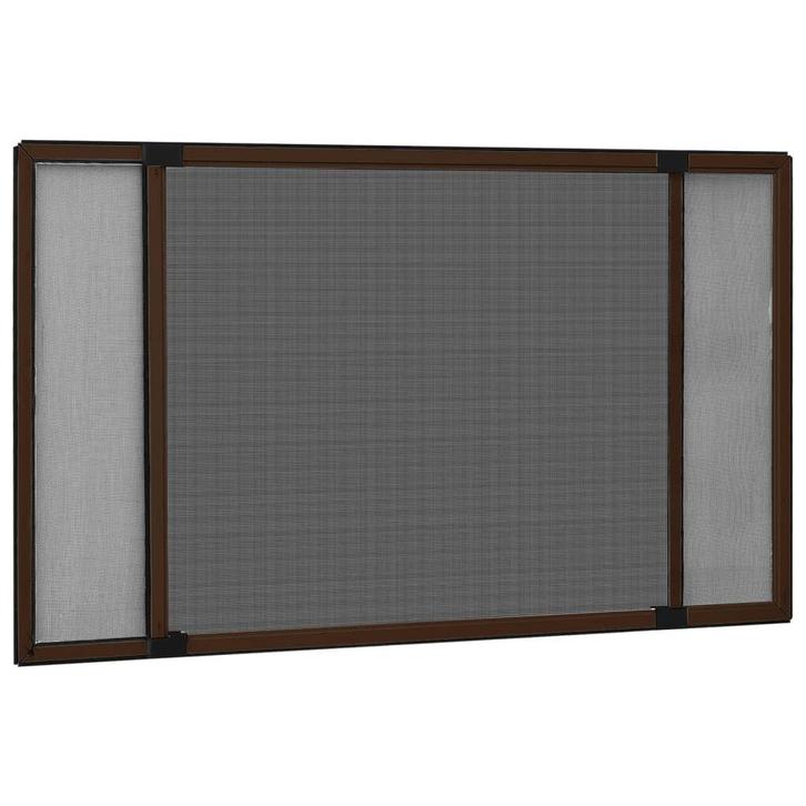 Raamhor (100-193cm) Bruin - OP=OP Insectenbescherming!, Doe-het-zelf en Verbouw, Deuren en Horren, Schuifdeur, Nieuw, Hordeur