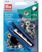 Prym Sport Mini Naaivrijedrukknopen 13mm Zilver, Nieuw